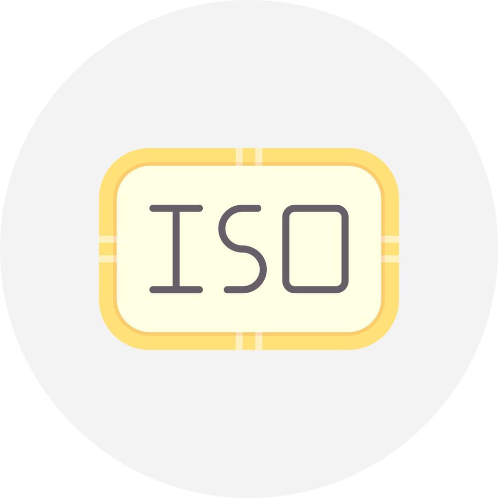 Iso Creative Icon Design vector