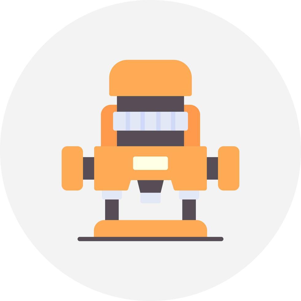 Router Machine Creative Icon Design vector