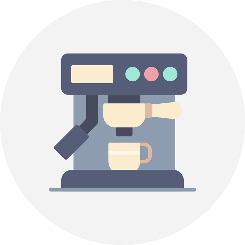 Coffee Machine Creative Icon Design vector