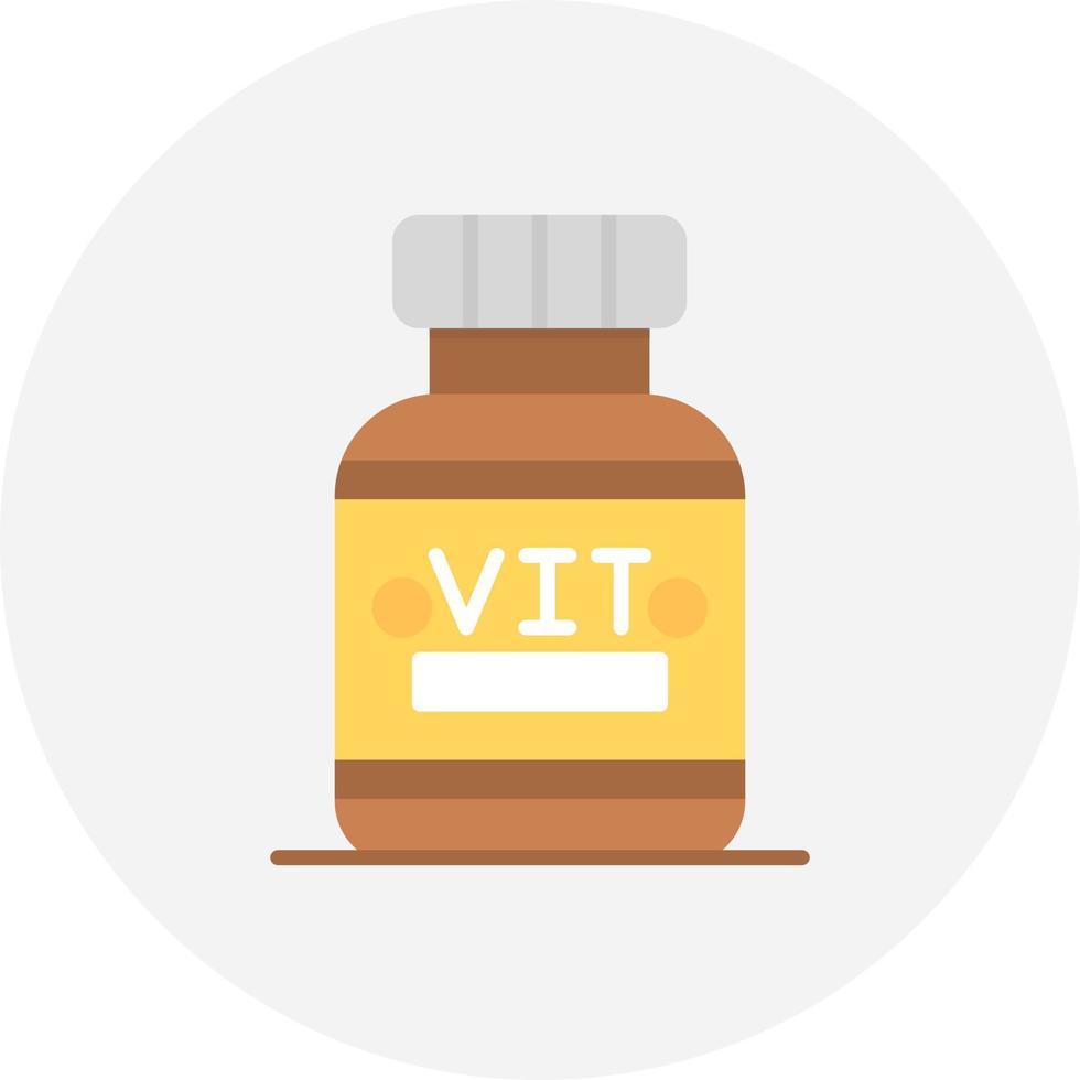 diseño de icono creativo de vitaminas vector