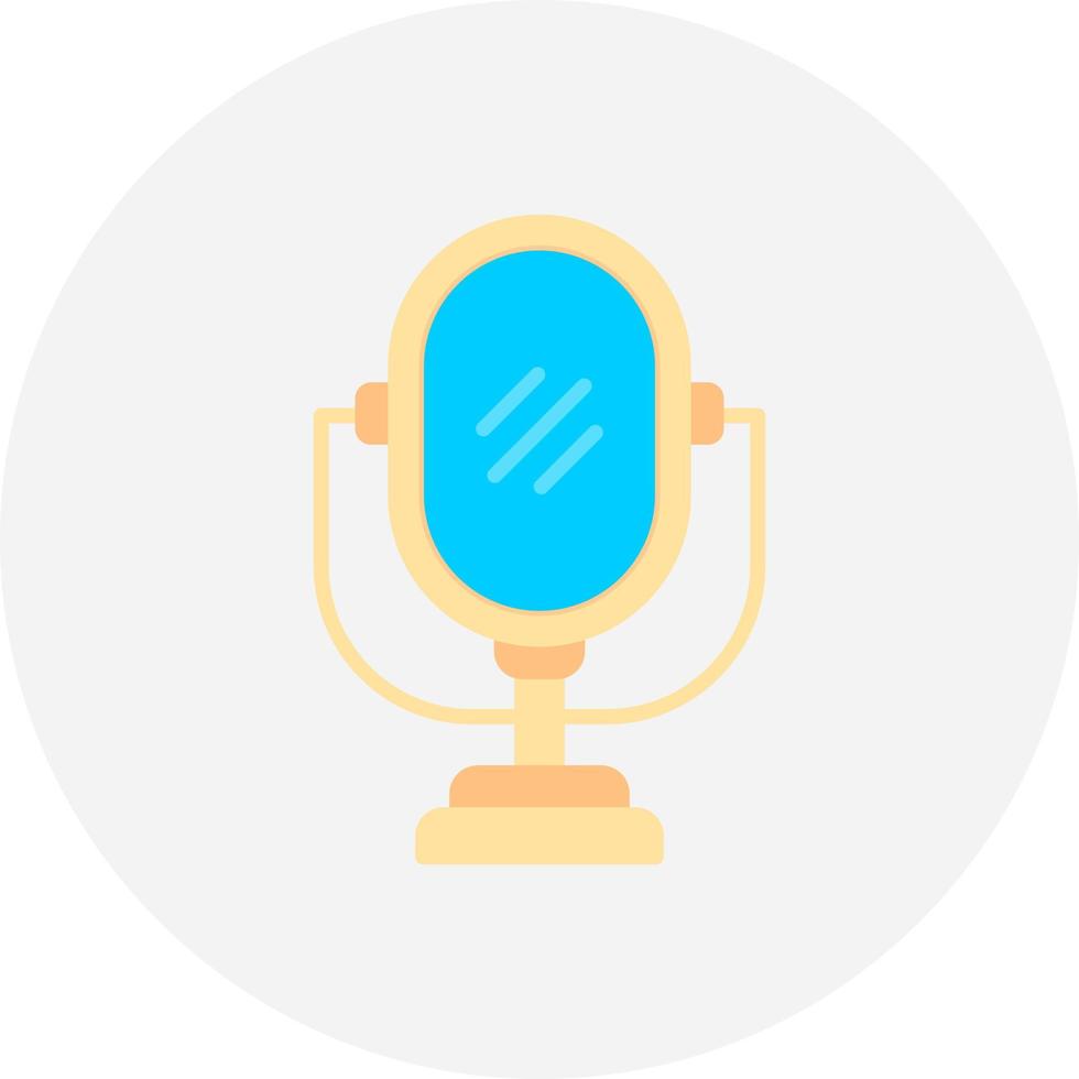 Mirror Creative Icon Design vector