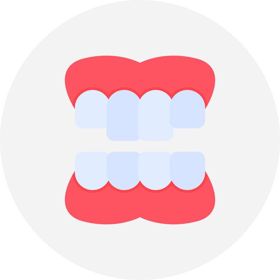 Denture Creative Icon Design vector