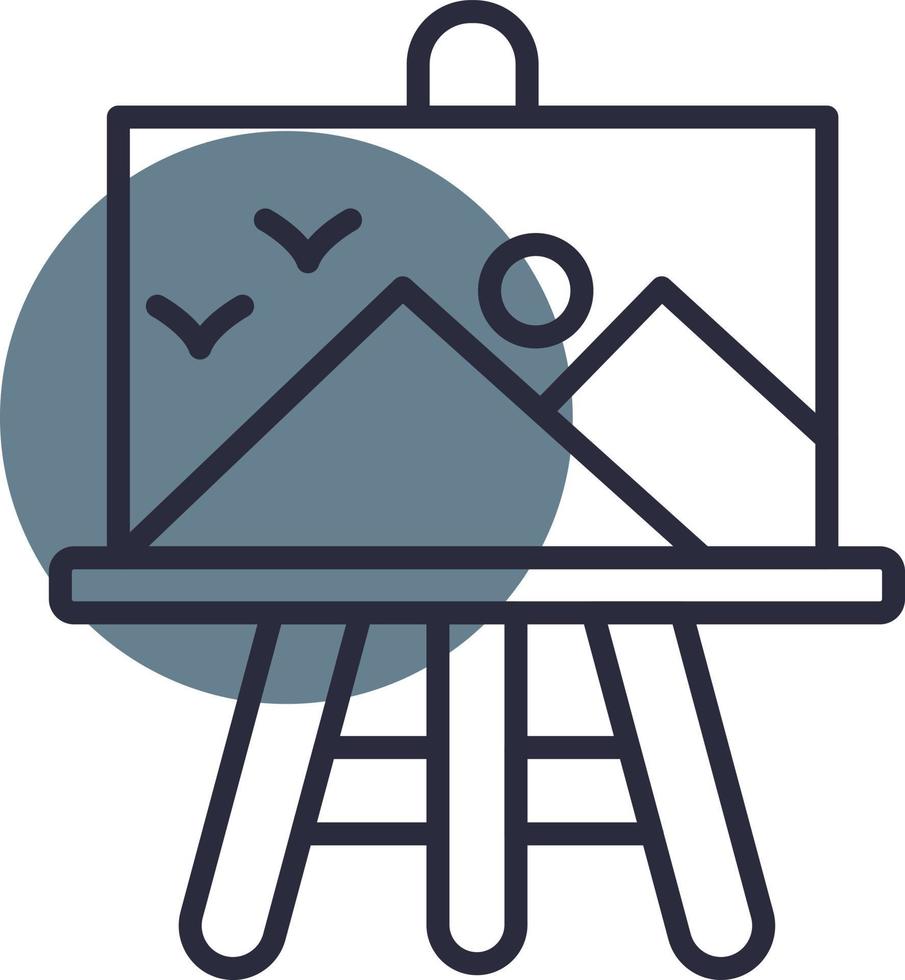 Canvas Creative Icon Design vector
