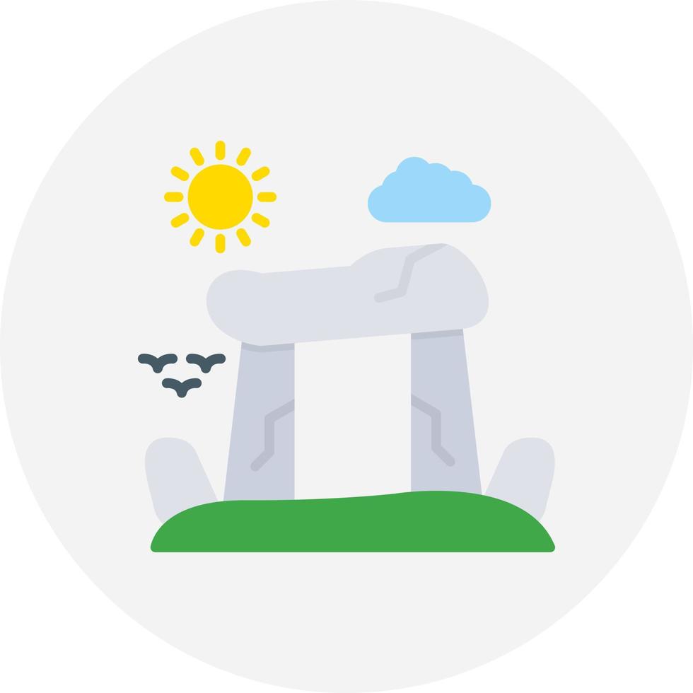 Stonehenge Creative Icon Design vector