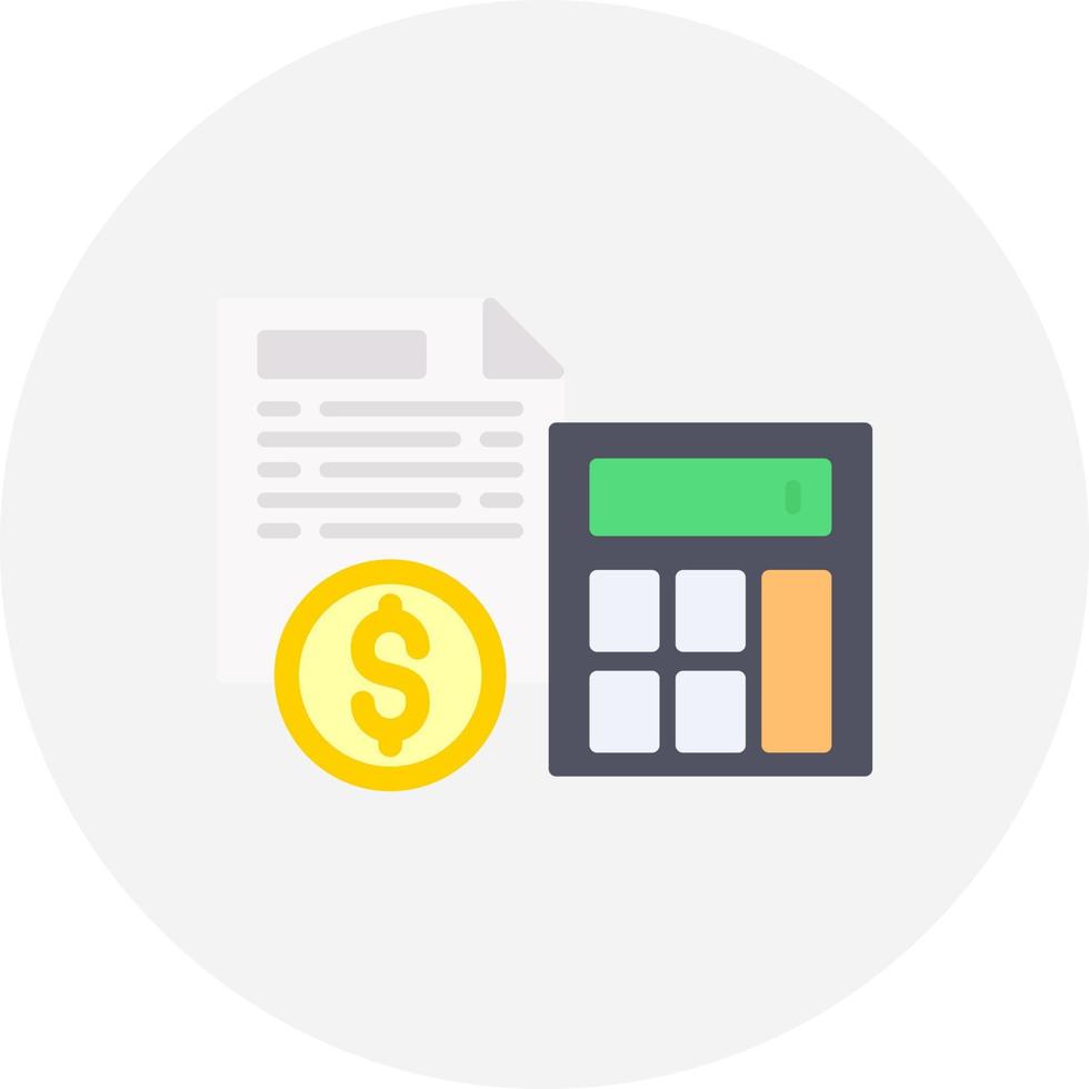 Accountant Creative Icon Design vector