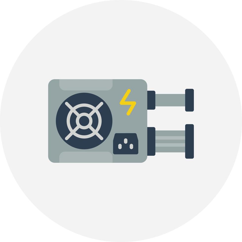 Power Supply Creative Icon Design vector