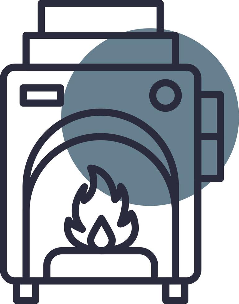 diseño de icono creativo de horno vector