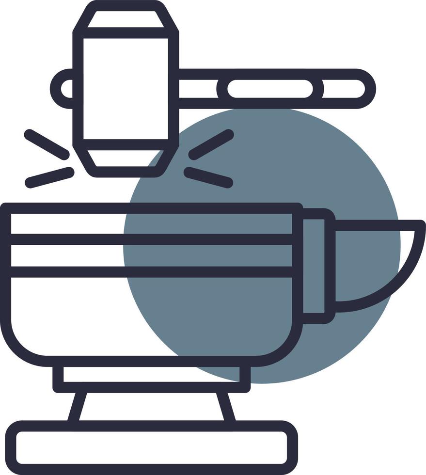 Blacksmith Creative Icon Design vector