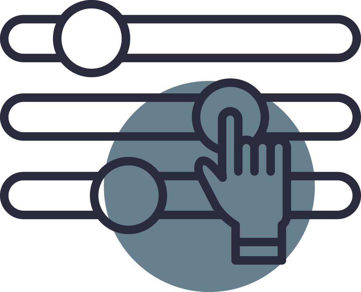 Adjust Creative Icon Design vector
