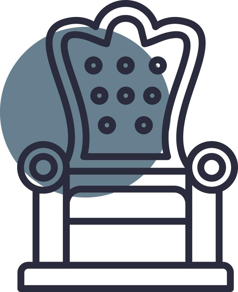 Throne Creative Icon Design vector