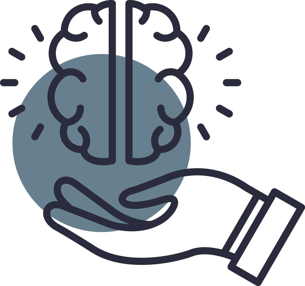 Brain Creative Icon Design vector