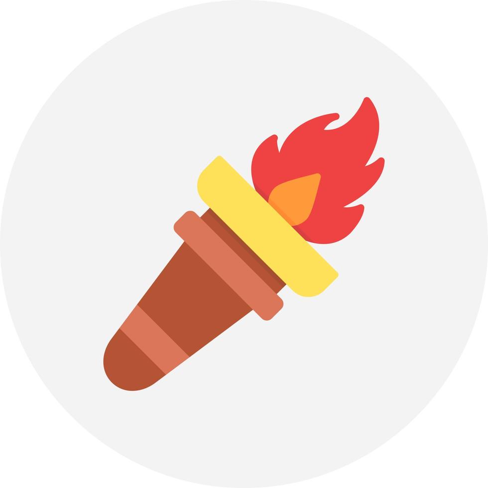 Torch Creative Icon Design vector