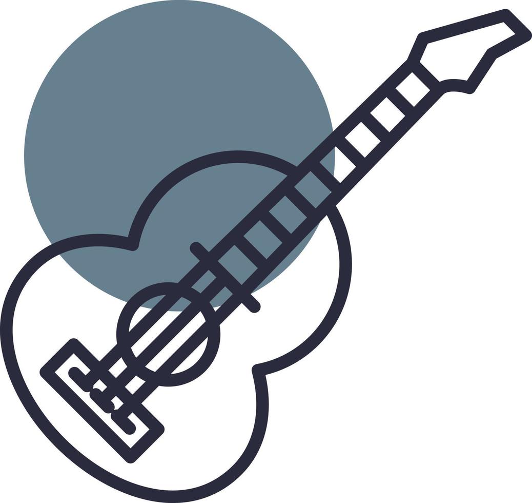 Guitar Creative Icon Design vector