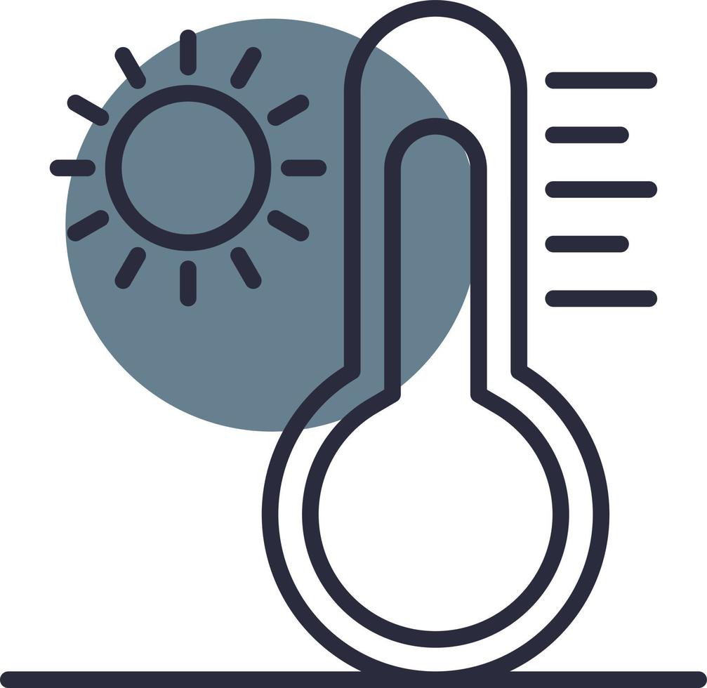 High Temperature Creative Icon Design vector