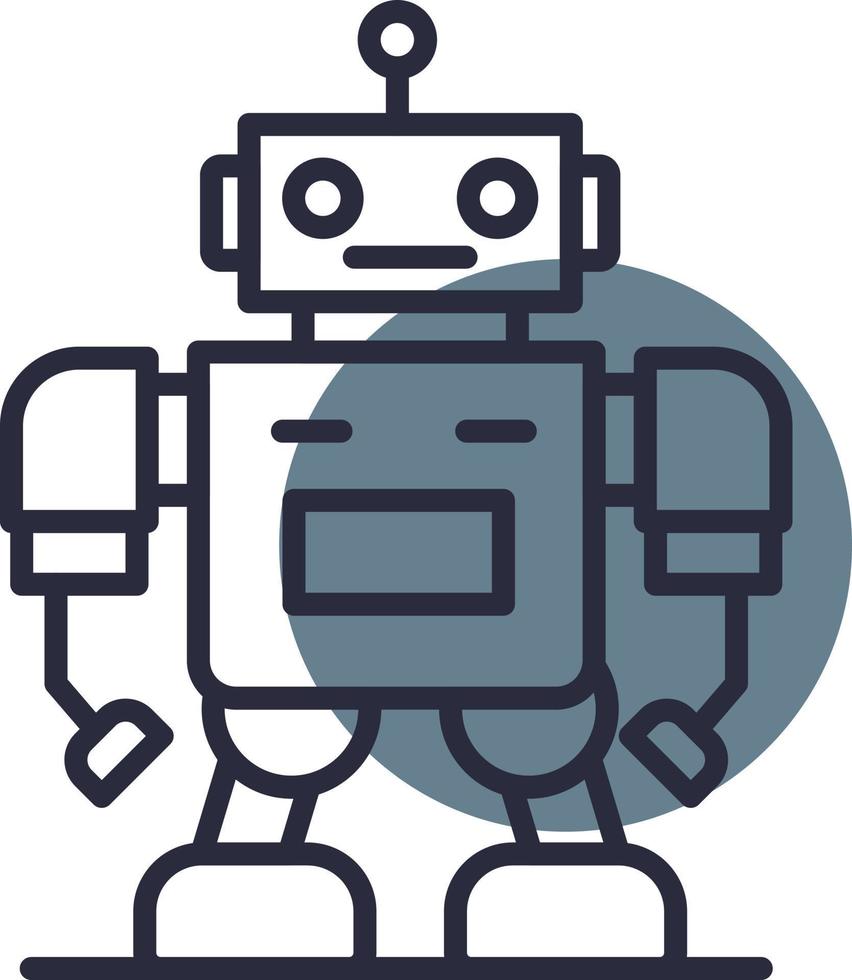 Robot Creative Icon Design vector