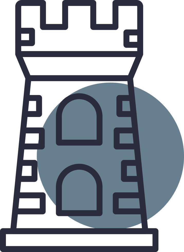Tower Creative Icon Design vector
