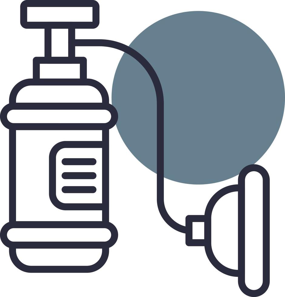 Oxygen Tank Creative Icon Design vector