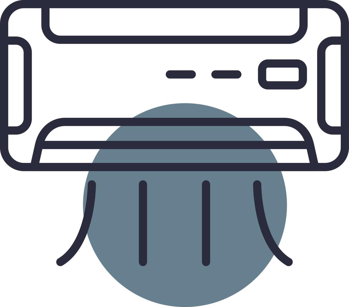 Air Conditioner Creative Icon Design vector