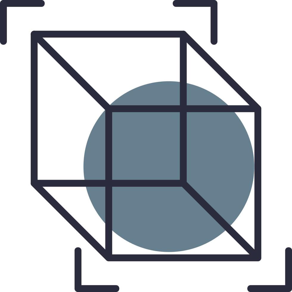 3d Cube Creative Icon Design vector