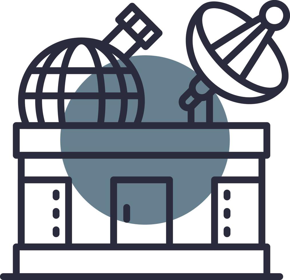 Observatory Creative Icon Design vector