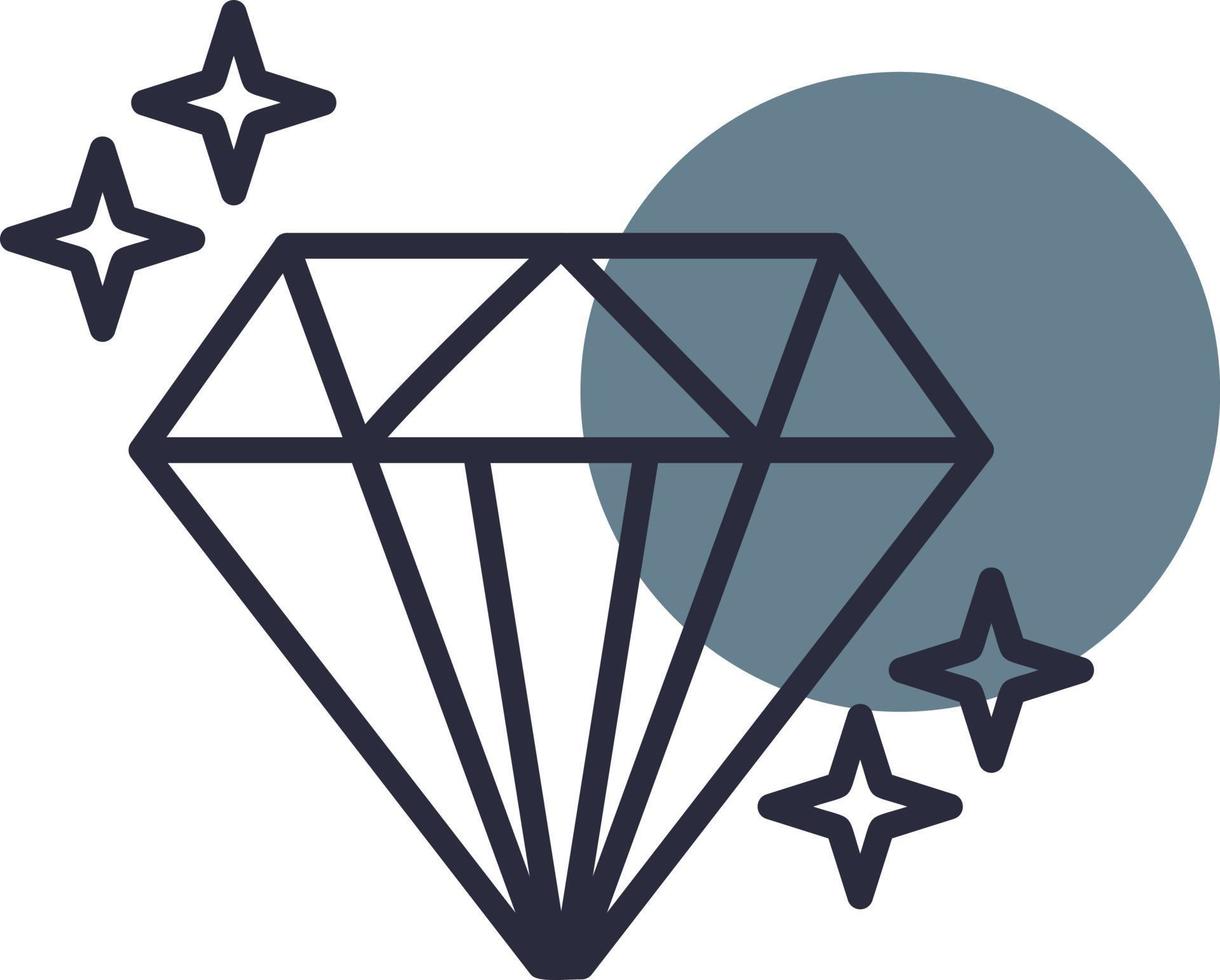 Diamond Creative Icon Design vector