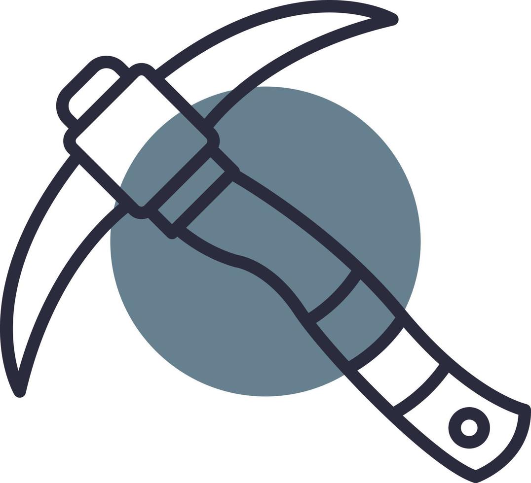 Pickaxe Creative Icon Design vector