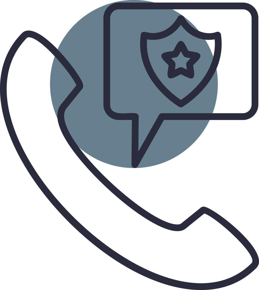 Police Call Creative Icon Design vector