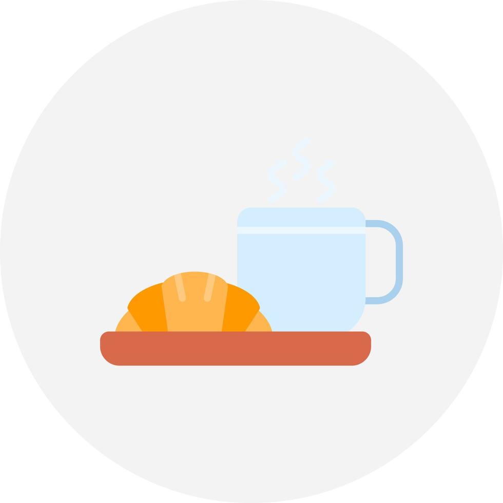 diseño de icono creativo croissant vector