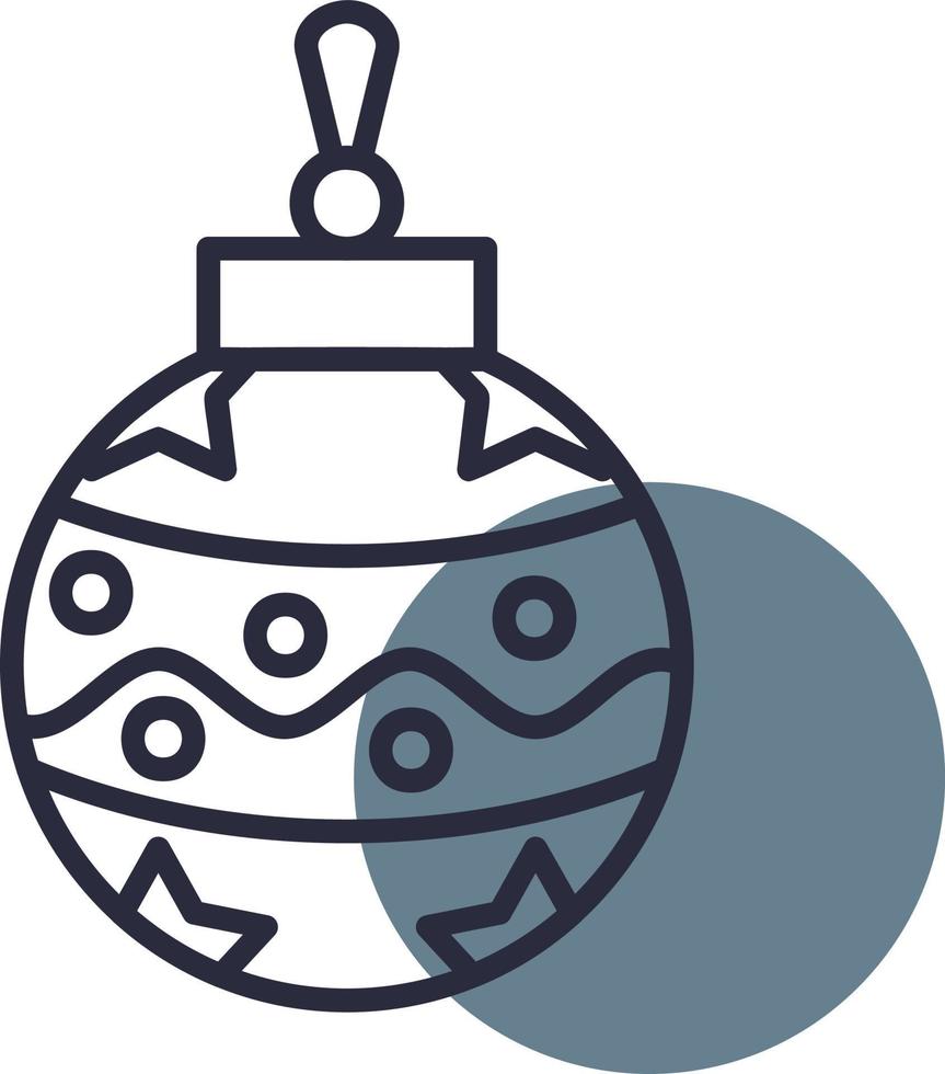 Bauble Creative Icon Design vector