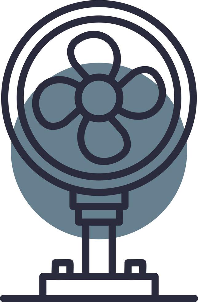 Fan Creative Icon Design vector