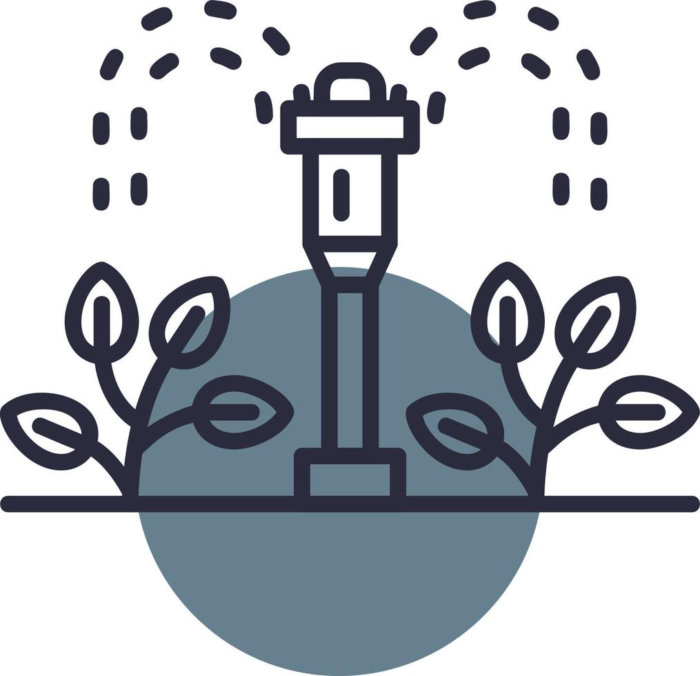 Sprinkler Creative Icon Design vector