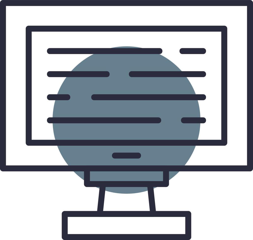 Monitor Creative Icon Design vector
