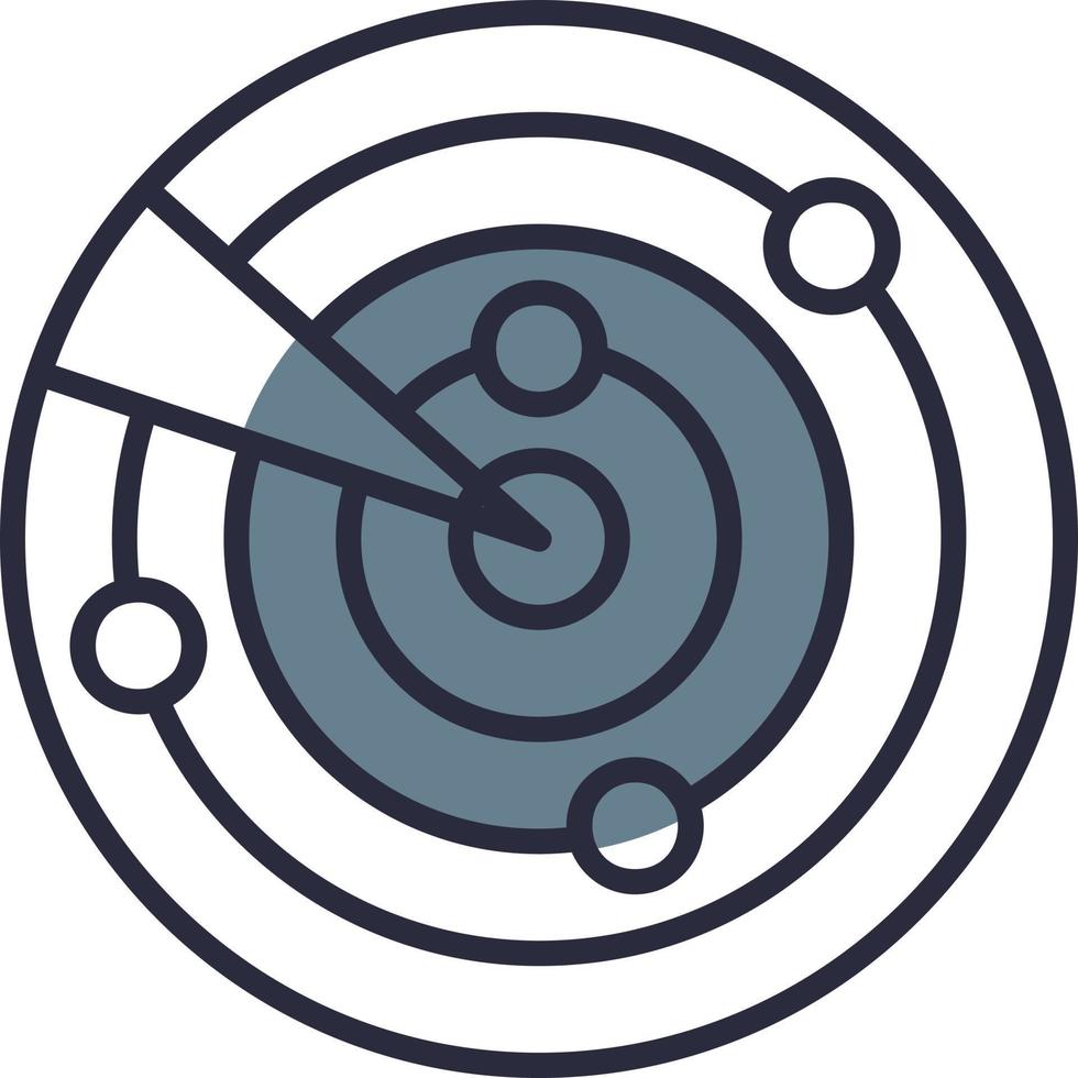 Radar Creative Icon Design vector