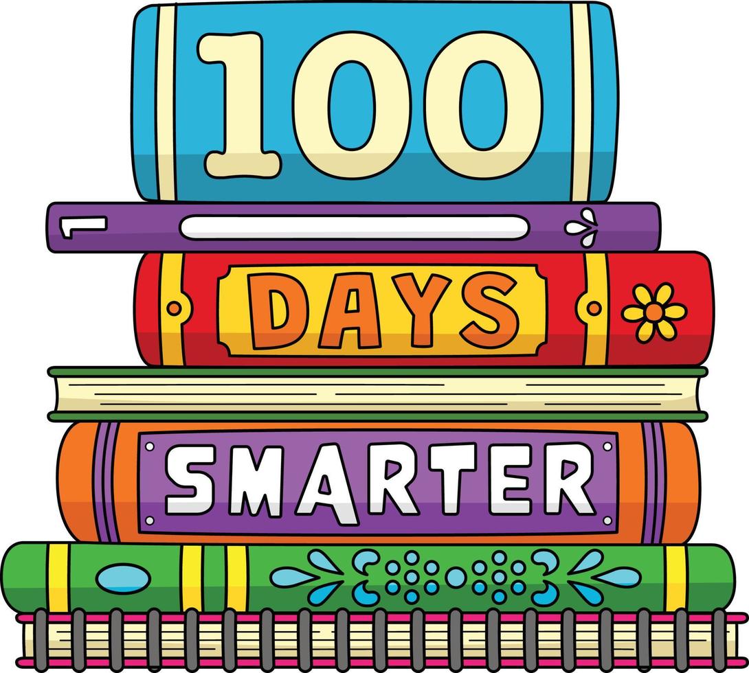 100th Day Of School Smarter Cartoon Clipart 15529439 Vector Art At Vecteezy 100th Day Of School Smarter Cartoon Clipart 15529439 Vector Art At Vecteezy