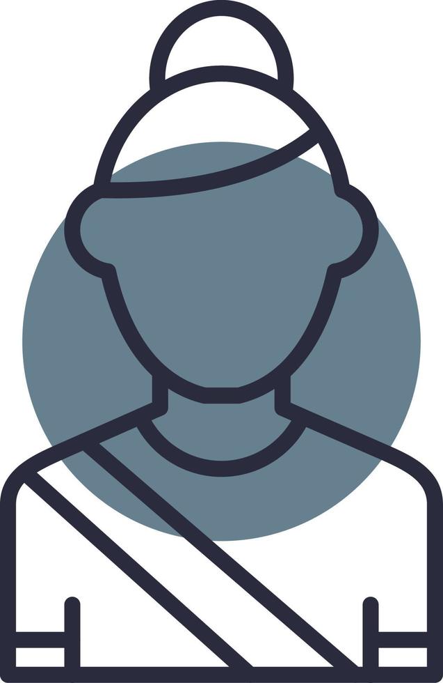 Gymnast Creative Icon Design vector