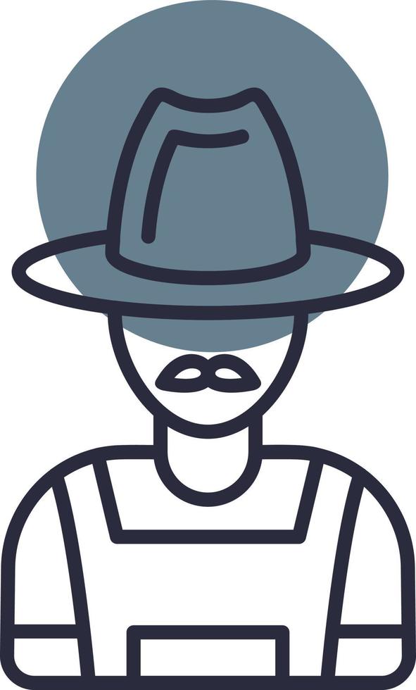 Farmer Creative Icon Design vector