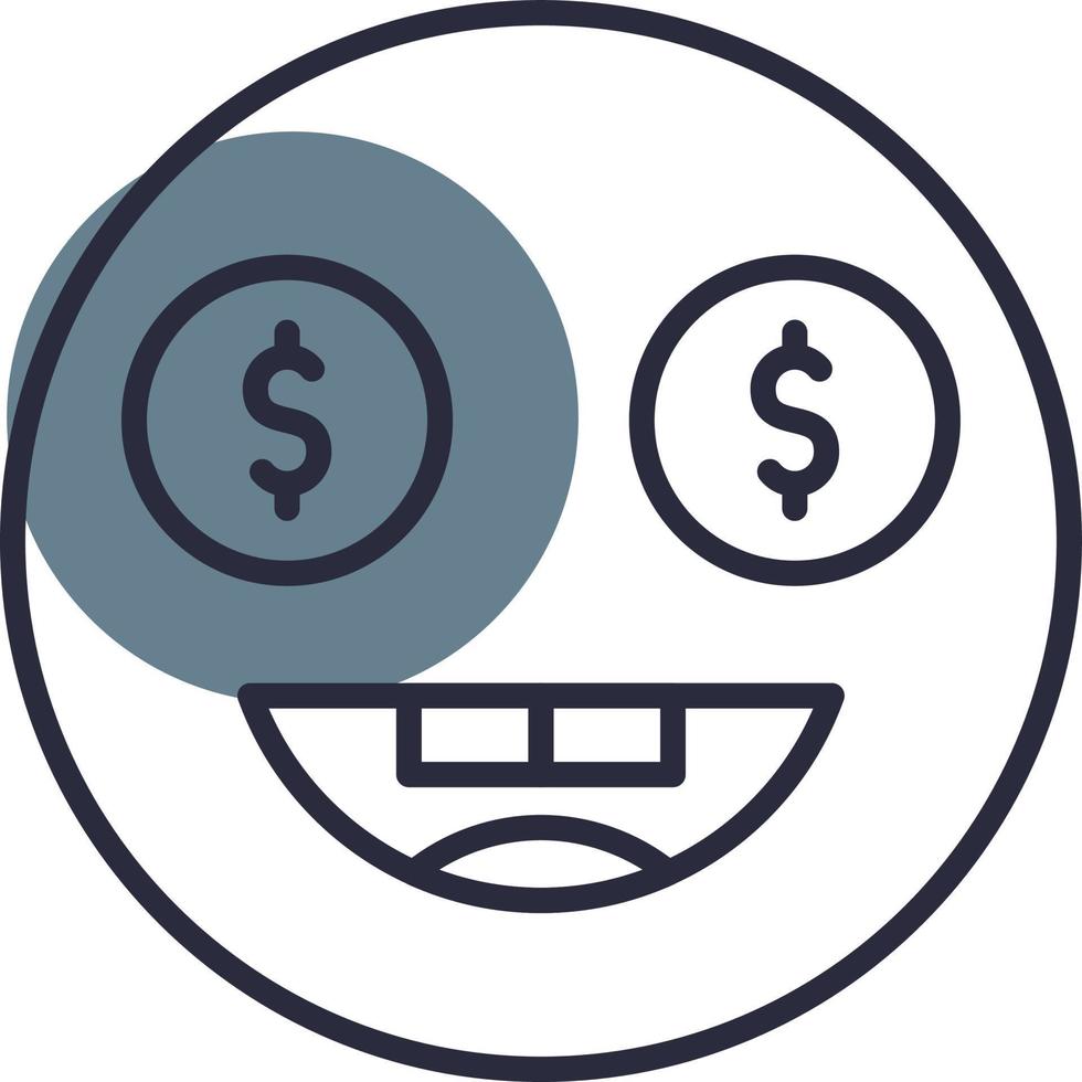 Greedy Creative Icon Design vector