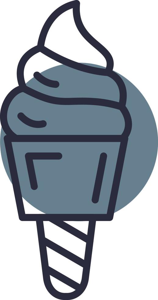 diseño de icono creativo de helado vector