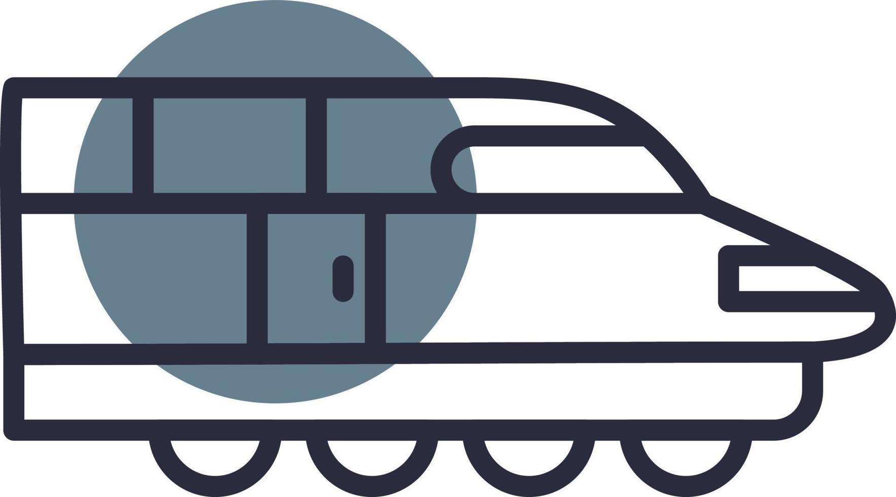 diseño de icono creativo de tren vector