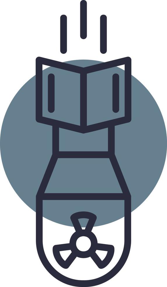 Nuclear Creative Icon Design vector