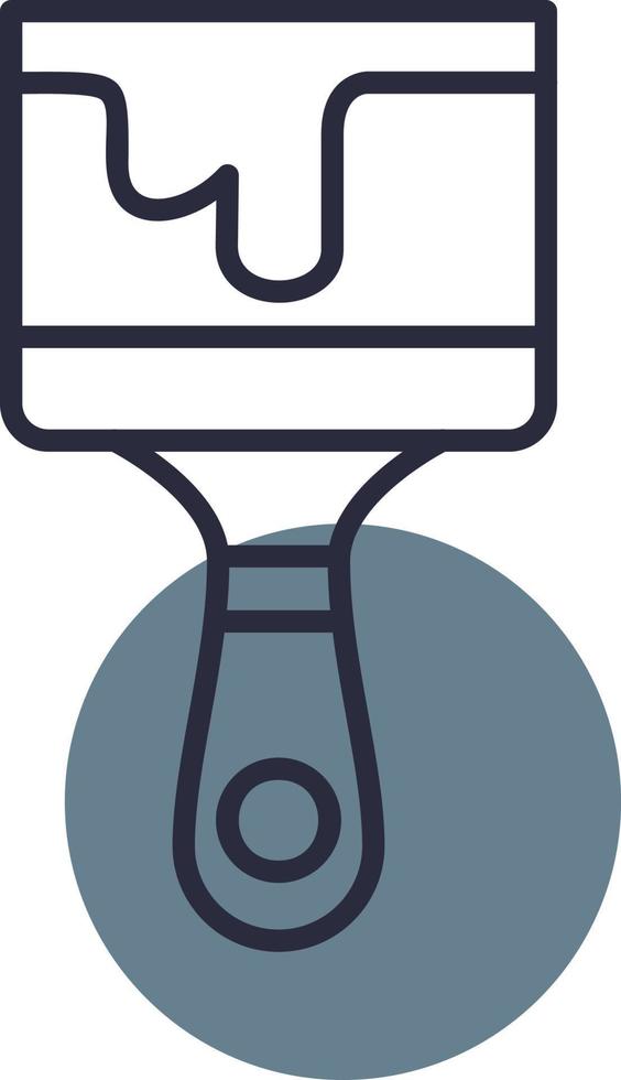 Paint Brush Creative Icon Design vector