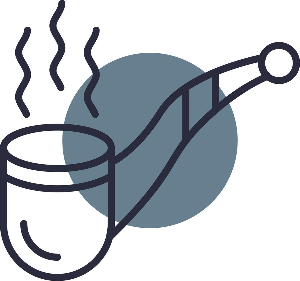 Pipe Cigar Creative Icon Design vector