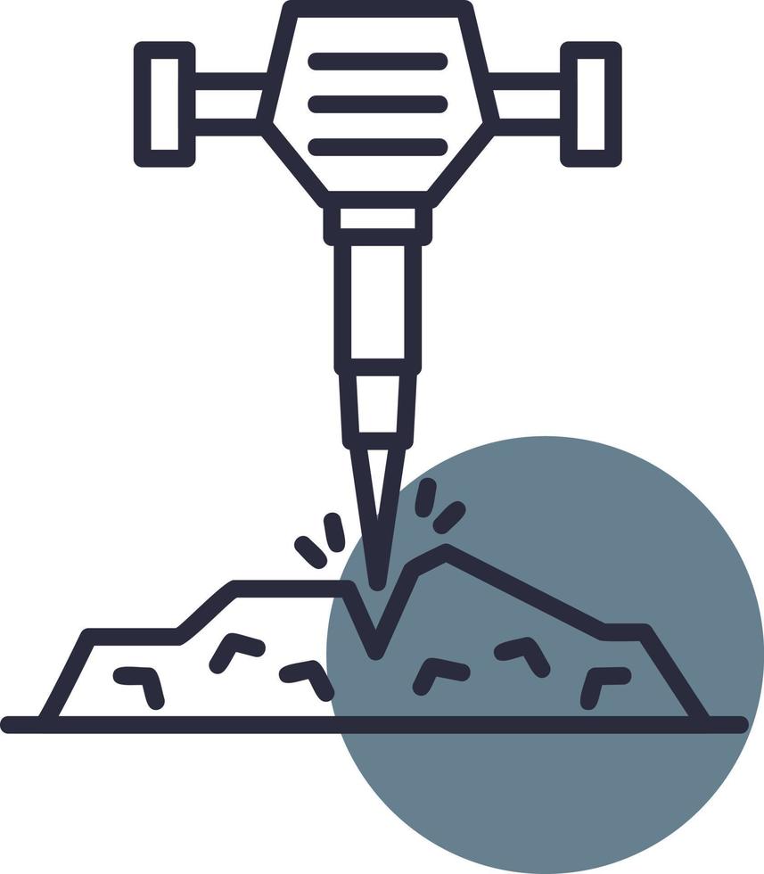 Drill Creative Icon Design vector