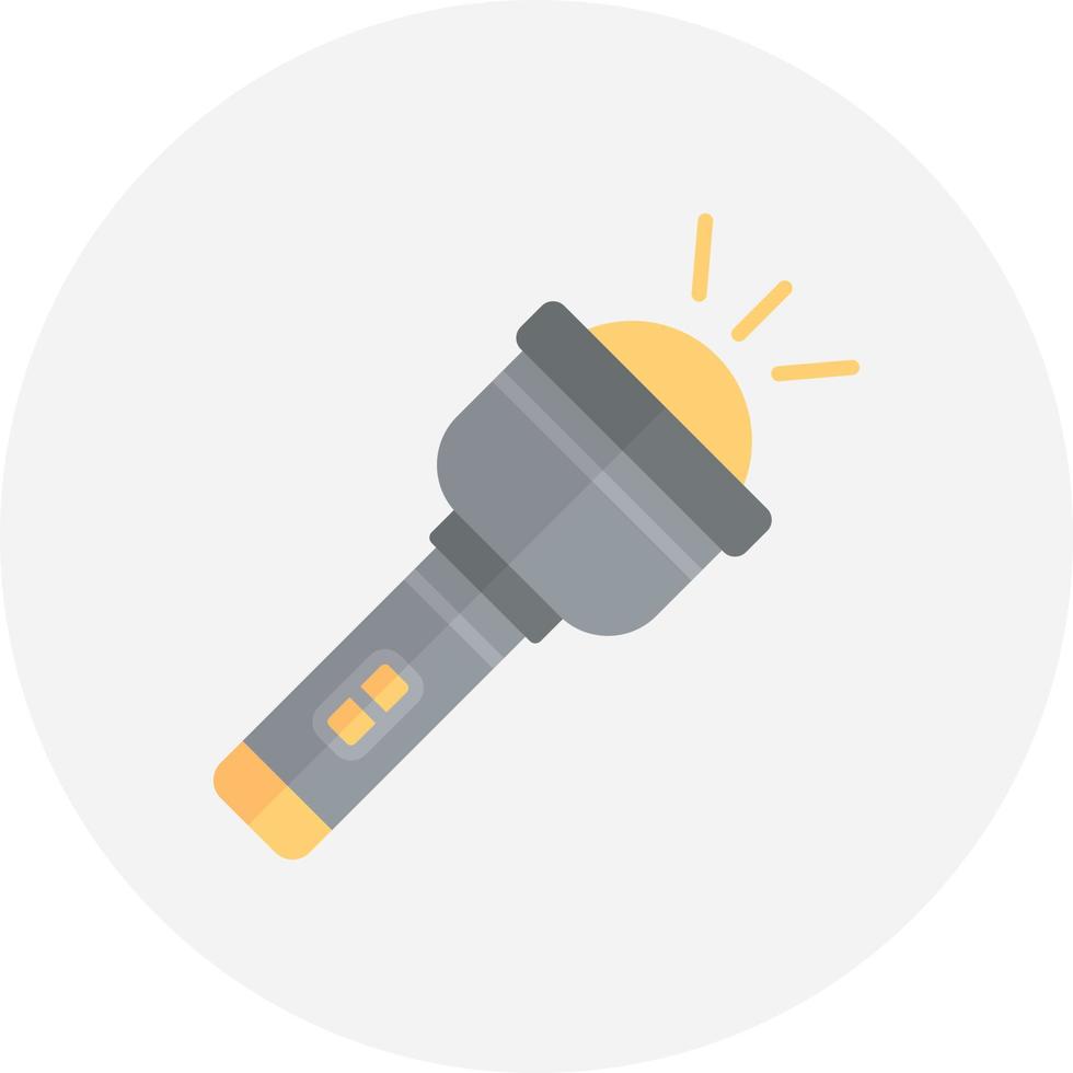 Flashlight Creative Icon Design vector