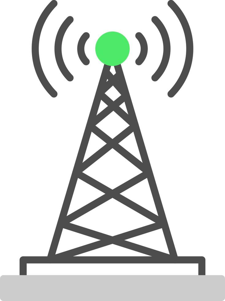 Antenna Creative Icon Design vector