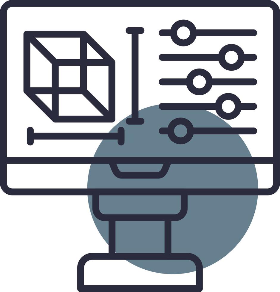 Simulation Creative Icon Design vector