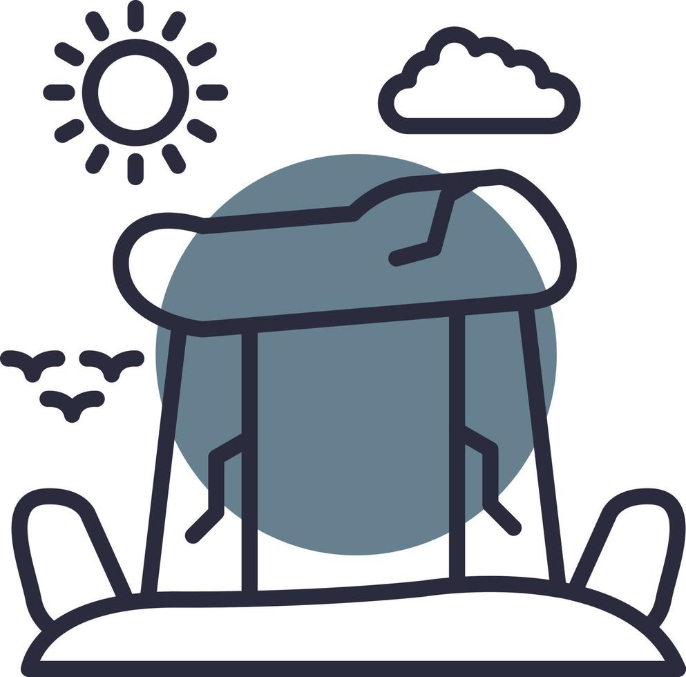 Stonehenge Creative Icon Design vector