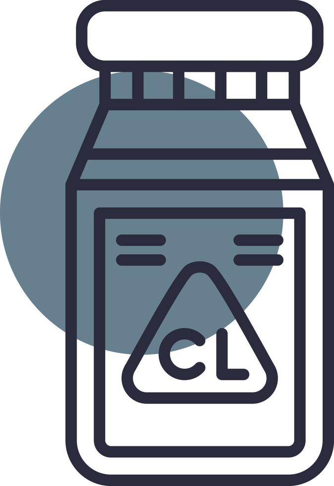 Chlorine Creative Icon Design vector