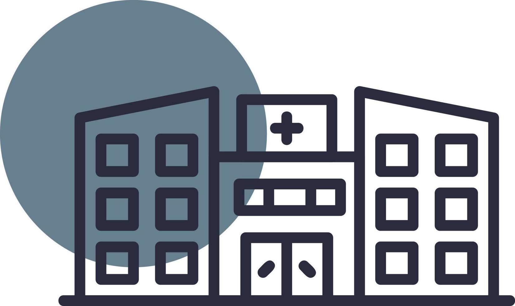 Hospital Creative Icon Design vector