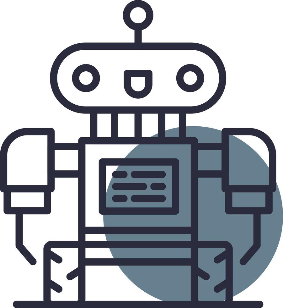 Robot Creative Icon Design vector